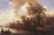 River Landscape Jan van Goyen